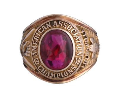 1959 Louisville Colonels American Association Championship Ring - Red Murff